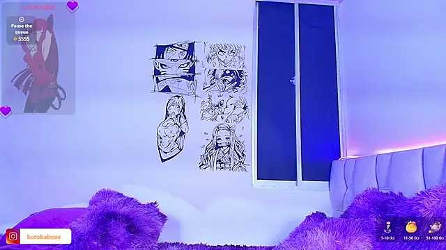 Kuro Vall online show from October 25, 2025, 10:54 pm