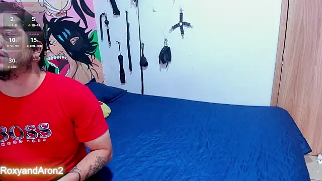 RoxyandAron2 online show from October 26, 2025, 3:45 pm