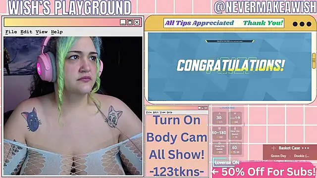 Snapshot of nevermakeawish chatting on March 1, 2026, 4:51 pm nevermakeawish online show from March 1, 2026, 4:51 pm