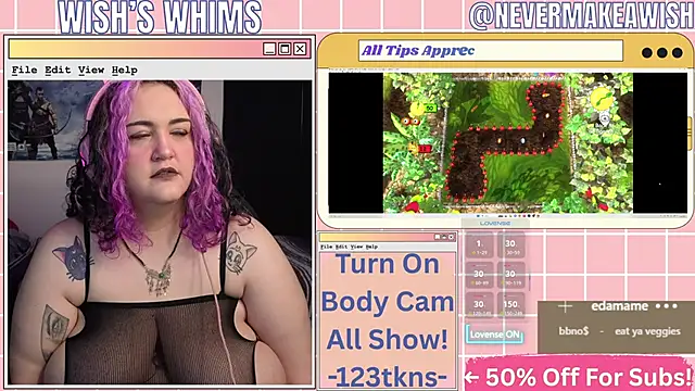 nevermakeawish online show from May 17, 2026, 9:42 am