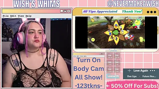 nevermakeawish online show from May 24, 2026, 9:53 am