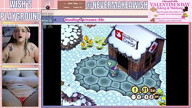 Snapshot of nevermakeawish chatting on January 31, 2026, 7:12 pm nevermakeawish online show from January 31, 2026, 7:12 pm