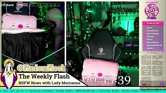 LadyMarzanna online show from May 23, 2026, 6:45 am