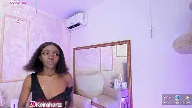 Keirahartz online show from October 18, 2025, 3:41 am