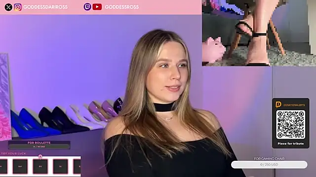 GoddessRoss online show from November 7, 2025, 6:23 pm