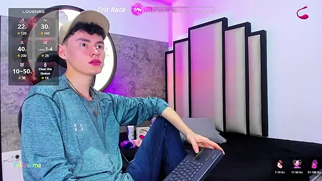 Deivid oficial20 online show from October 25, 2025, 7:47 pm