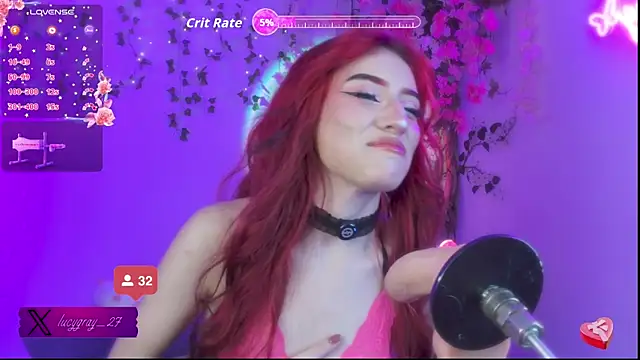 LucyGray online show from July 17, 2026, 6:21 am