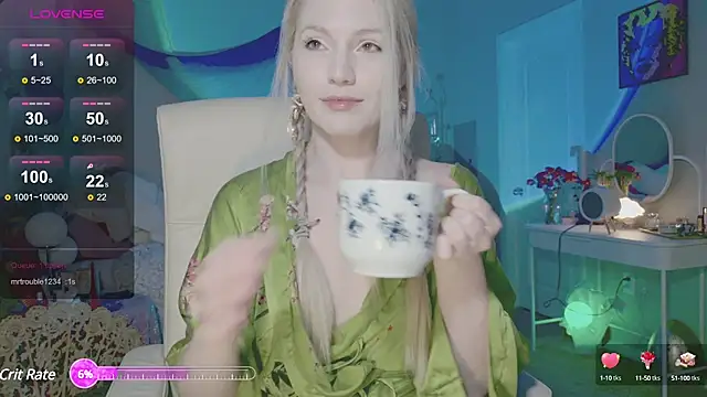 Snapshot of Talulaa chatting on March 20, 2025, 4:09 pm Talulaa online show from March 20, 2025, 4:09 pm