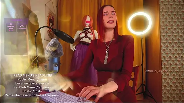 Giantess Eva online show from July 30, 2026, 8:08 pm