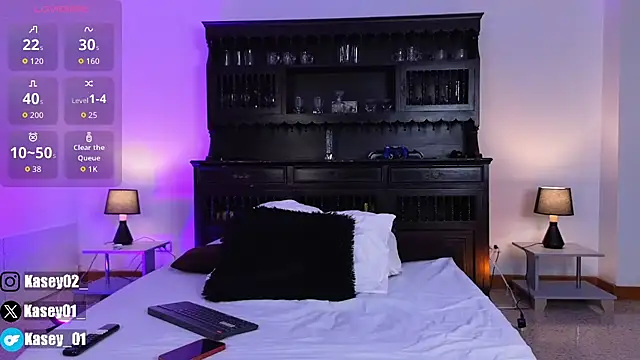 kasey  online show from March 7, 2026, 8:25 pm