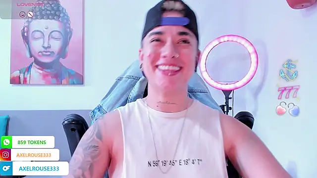 AxelRouse3 online show from April 15, 2026, 8:53 pm