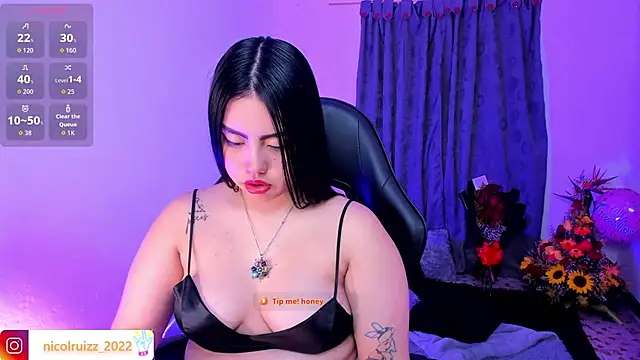 Snapshot of Nicolle_Ruizz chatting on February 26, 2026, 10:37 am Nicolle Ruizz online show from February 26, 2026, 10:37 am