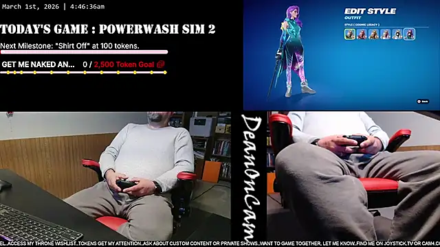 DeanonCam online show from March 1, 2026, 10:48 am