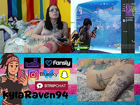 KylaRaven online show from April 19, 2026, 3:29 am