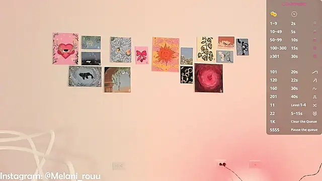 melrousses  online show from February 6, 2026, 5:20 pm