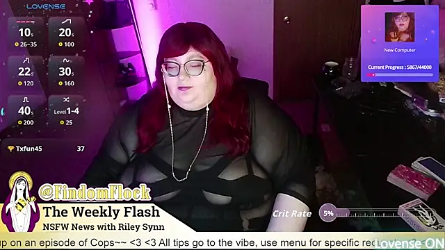 Snapshot of RileySynn chatting on May 16, 2026, 6:34 am RileySynn online show from May 16, 2026, 6:34 am