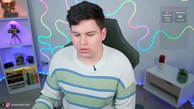 EvanCorvinx online show from February 22, 2026, 3:02 pm