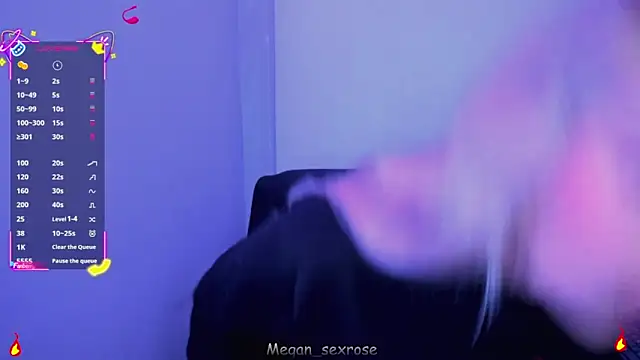 Megan sexrosse online show from April 8, 2026, 3:52 am