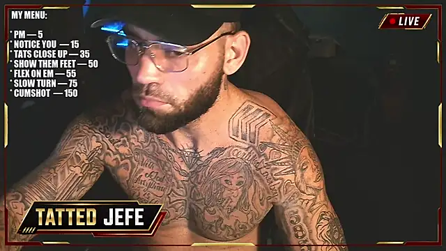 Tattedjefe online show from July 15, 2026, 6:42 am