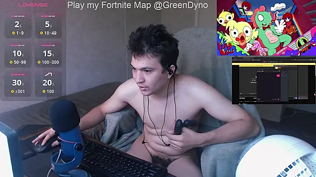 Snapshot of GreenDynomite chatting on July 11, 2026, 5:13 pm GreenDynomite online show from July 11, 2026, 5:13 pm