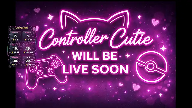 Controllercutie online show from June 16, 2026, 2:39 pm