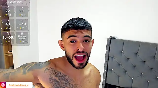 Andrewadamsx online show from June 29, 2026, 1:00 pm