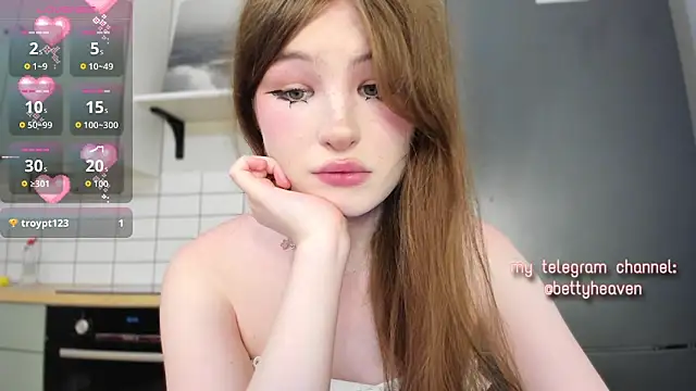 bettyheaven online show from July 2, 2026, 1:06 am