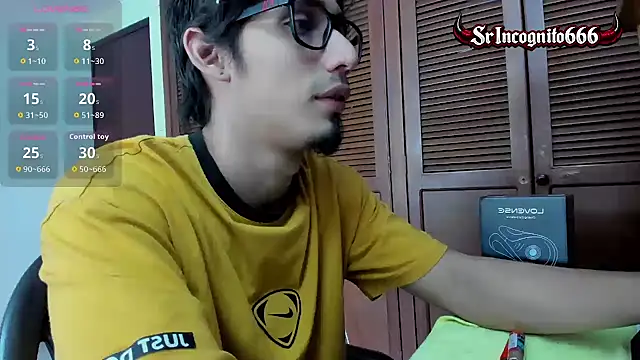 Snapshot of SrIncognito666 chatting on July 11, 2026, 4:51 pm SrIncognito666 online show from July 11, 2026, 4:51 pm
