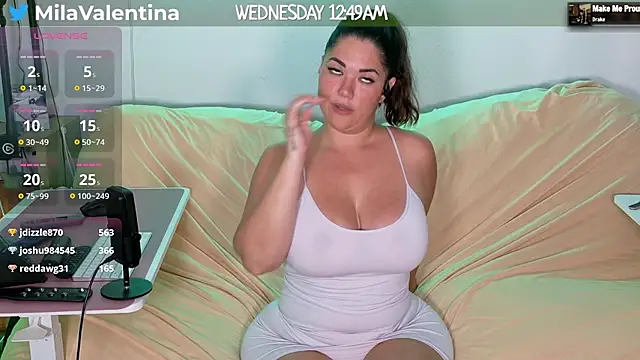 Snapshot of MilaValentina chatting on March 12, 2025, 4:51 am MilaValentina online show from March 12, 2025, 4:51 am