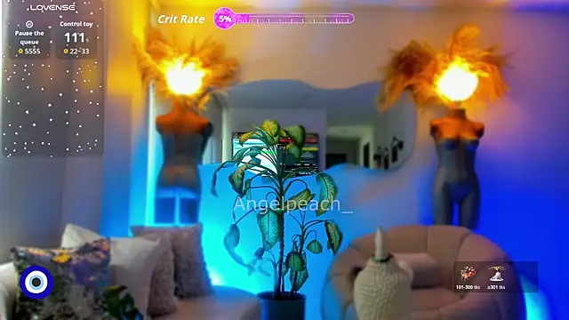 Angel Peach online show from December 19, 2025, 1:57 pm