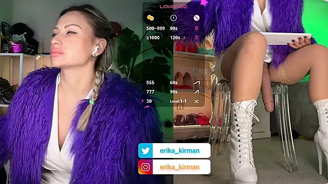 Snapshot of Erika_Kirman chatting on January 17, 2026, 2:42 pm Erika Kirman online show from January 17, 2026, 2:42 pm