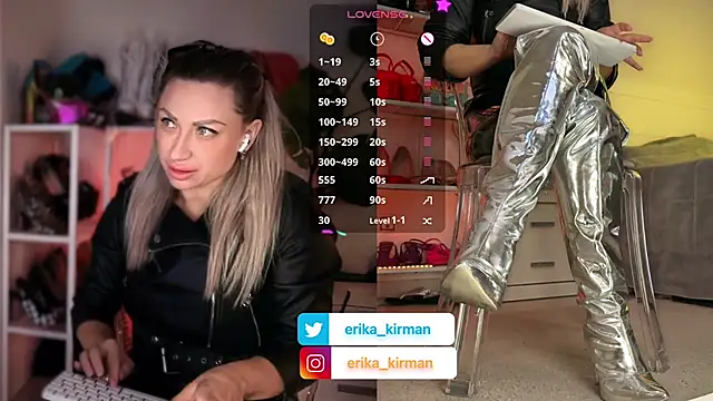 Snapshot of Erika_Kirman chatting on February 3, 2026, 10:53 am Erika Kirman online show from February 3, 2026, 10:53 am