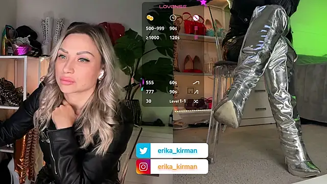 Snapshot of Erika_Kirman chatting on January 19, 2026, 2:21 pm Erika Kirman online show from January 19, 2026, 2:21 pm