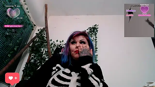 Psychobitch7 online show from October 7, 2025, 8:21 pm