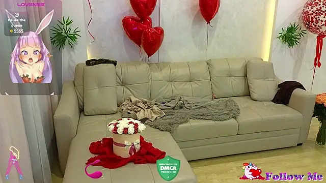 Snapshot of Rabbits_couplee chatting on February 10, 2025, 11:34 pm Rabbits couplee online show from February 10, 2025, 11:34 pm