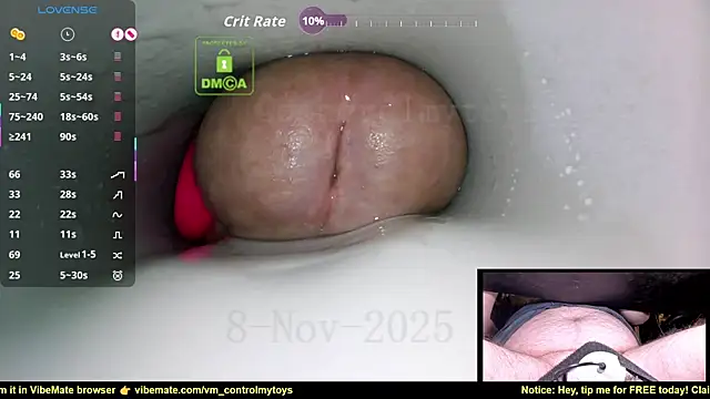 Snapshot of controlmytoys chatting on November 8, 2025, 10:02 pm controlmytoys online show from November 8, 2025, 10:02 pm