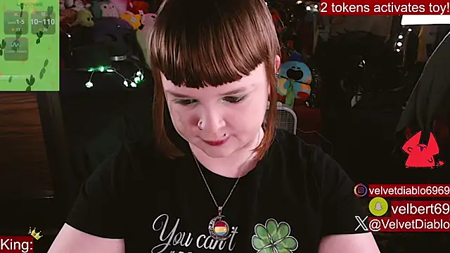 VelvetDiablo online show from March 18, 2026, 12:36 am