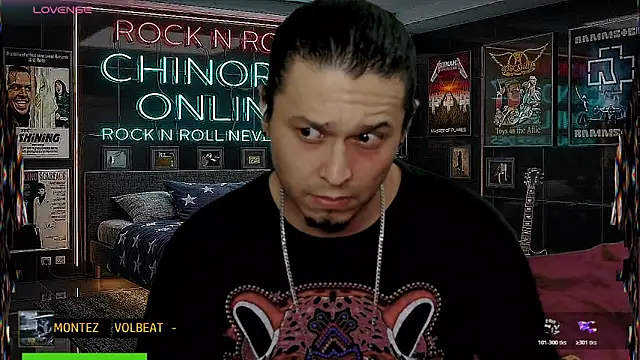 chino roz online show from May 25, 2026, 8:40 pm