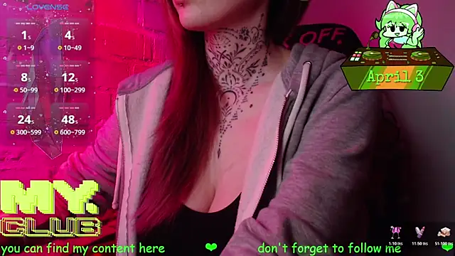 Witch Emma online show from April 3, 2026, 9:21 pm