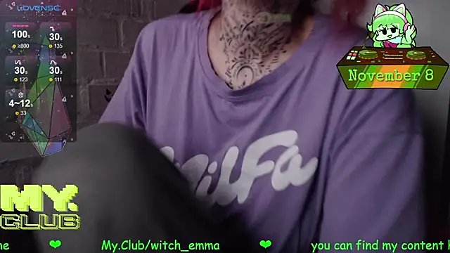 Witch Emma online show from November 8, 2025, 10:30 am