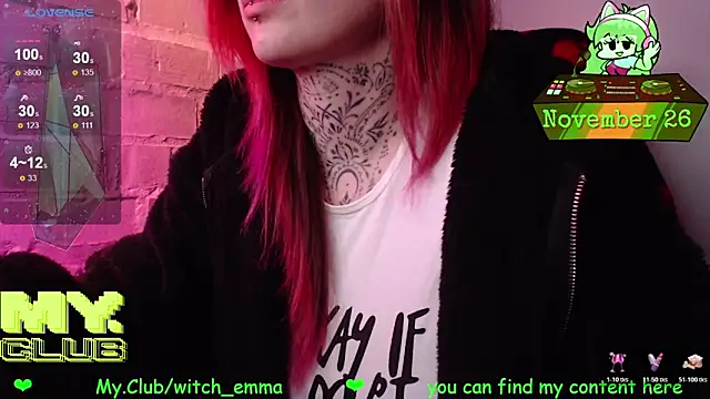 Witch Emma online show from November 26, 2025, 8:53 pm