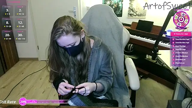 ArtofSweet online show from February 16, 2026, 8:29 pm