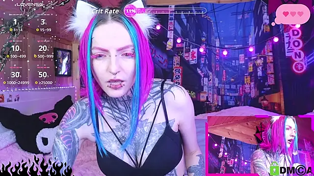 NekoCyber online show from February 22, 2026, 4:59 am