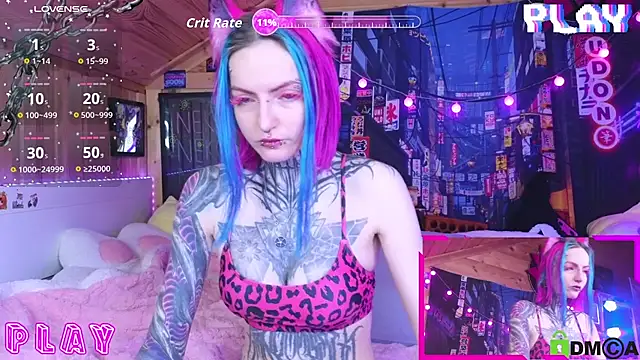 NekoCyber online show from February 14, 2026, 4:56 am