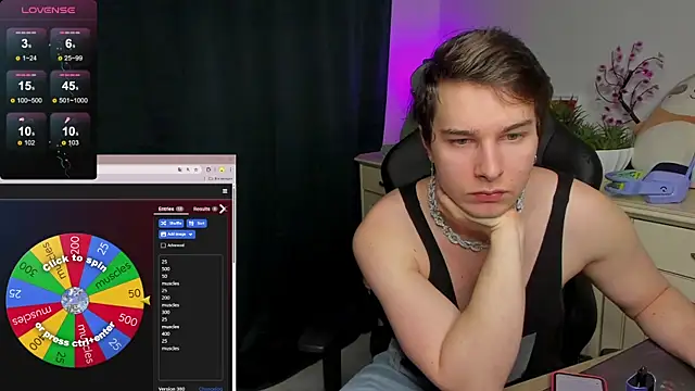 Snapshot of Vincent_Strong chatting on October 20, 2025, 8:37 am Vincent Strong online show from October 20, 2025, 8:37 am