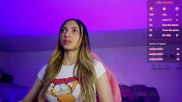 TiffanyBela online show from October 14, 2025, 11:25 pm