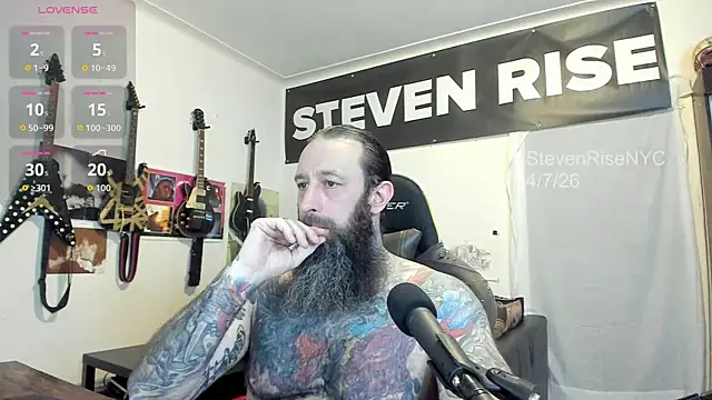 StevenRiseNYC online show from April 8, 2026, 12:12 am