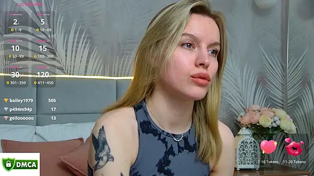 AmaliaBell online show from February 17, 2025, 4:39 pm